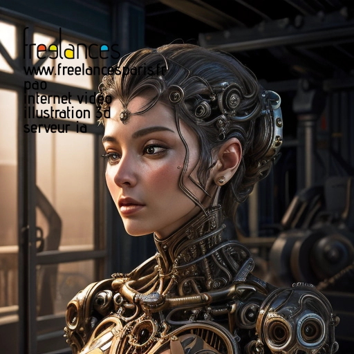 Pao internet vidéo illustration 3d serveur intelligence générative freelance paris studio de création 63VG7KA0